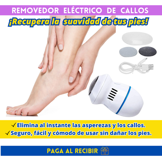 REMOVEDOR ELÉCTRICO DE CALLOS - RECUPERA LA SUAVIDAD DE TUS PIES