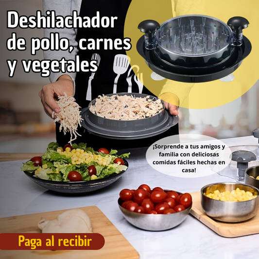 DESHILACHADOR DE POLLO, CARNES Y VEGETALES. AHORRA TIEMPO EN LA COCINA 🤩🌟